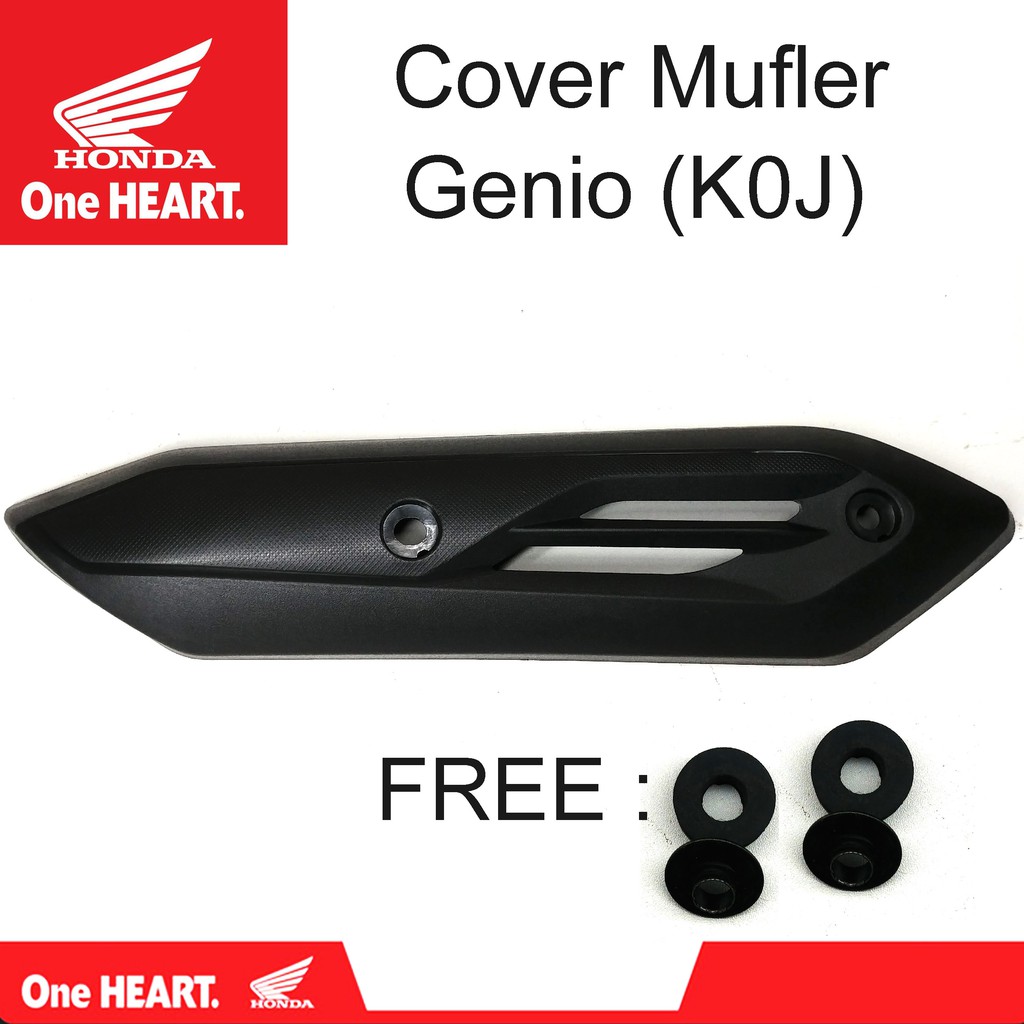 tameng knalpot genio cover knalpot honda genio cover muffler honda genio K0J ORI ADA BONUS