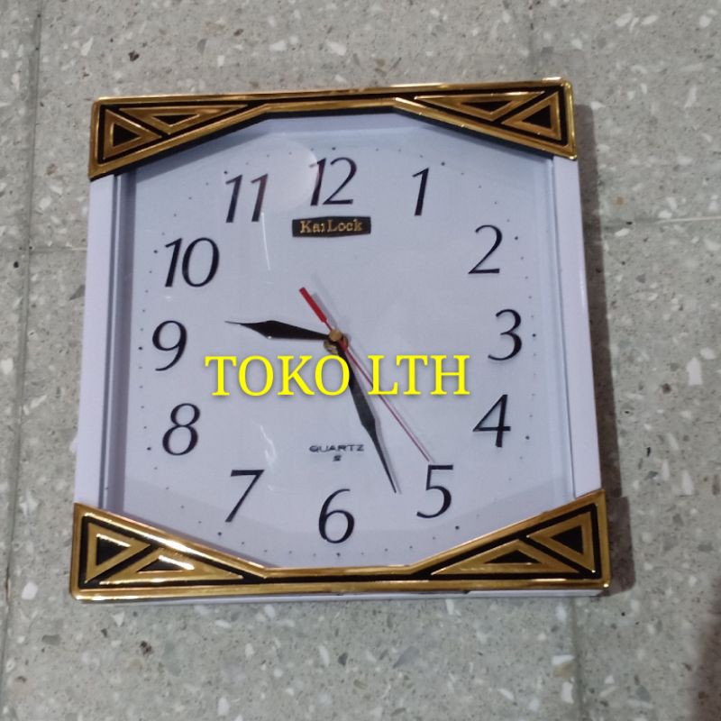 JAM DINDING KOTAK POLOS