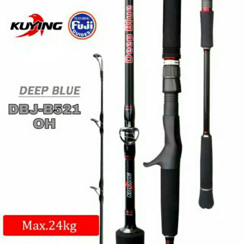 Rod Joran Jigging OH - Kuying Deep Blue DBJ-B521 - (Pack Pvc)