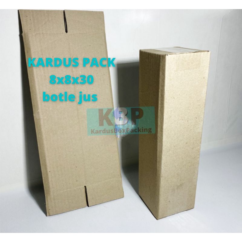 

KARDUS POLOS Uk. 8x8x30 KEMASAN KARTON BOX BOTOL