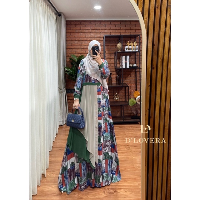 Kamila Dress Hijau Botol