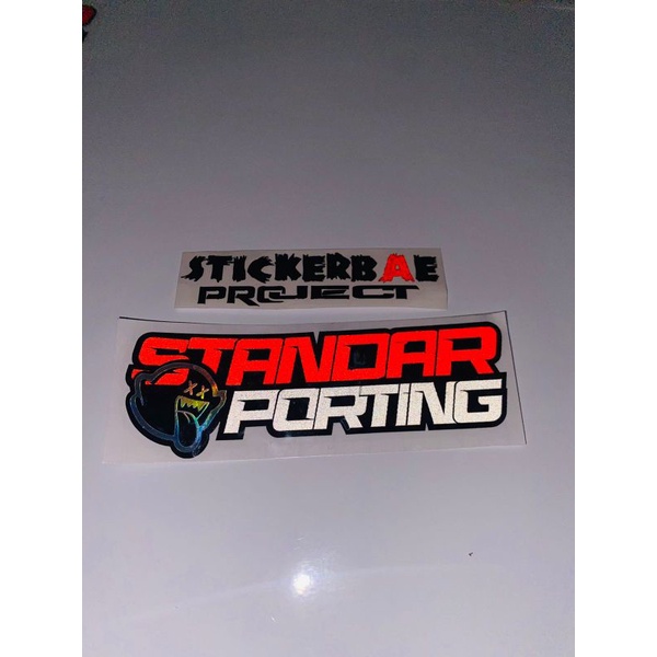 Sticker standar porting dope cuting stiker original stickerbae