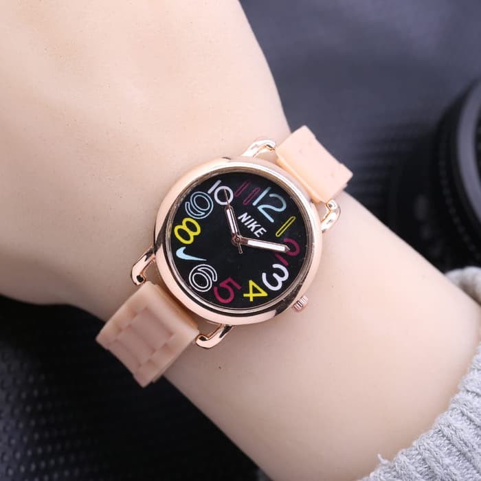 JAM TANGAN ANAK UNISEX NIKE RUBBER KARET CEWEK COWOK KEREN KEKINIAN