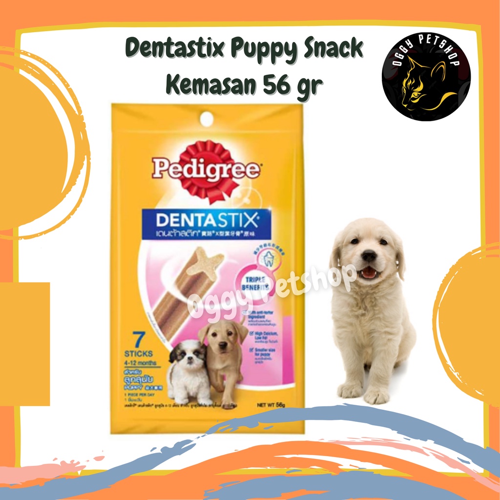 PEDIGREE Dentastix PUPPY Snack Anjing Kemasan 56g