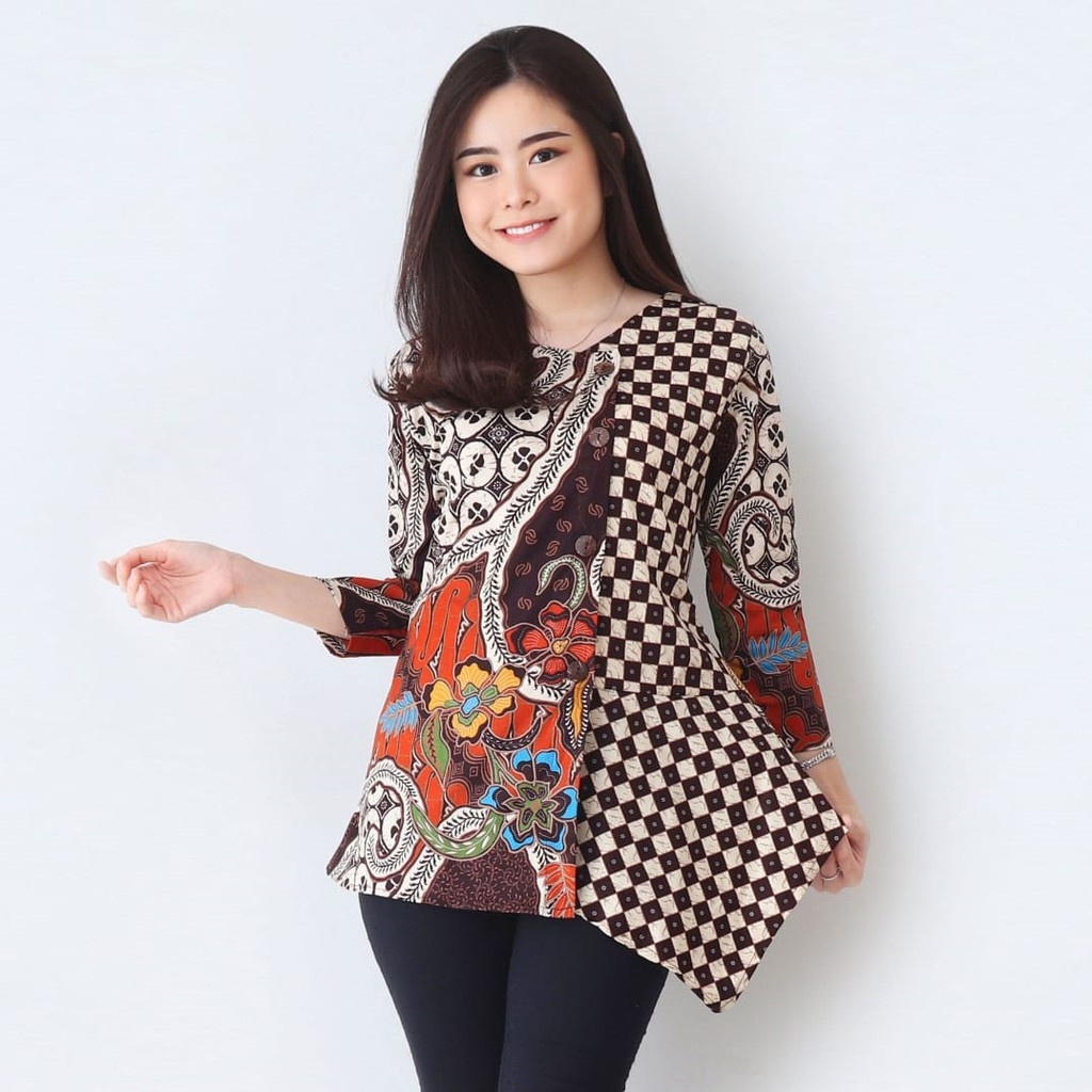 Batik wanita - Atasan blouse batik wanita fashion 430