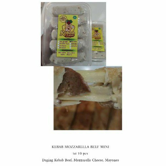 PROMO Kebab mozzarella Cheese Beef Mini