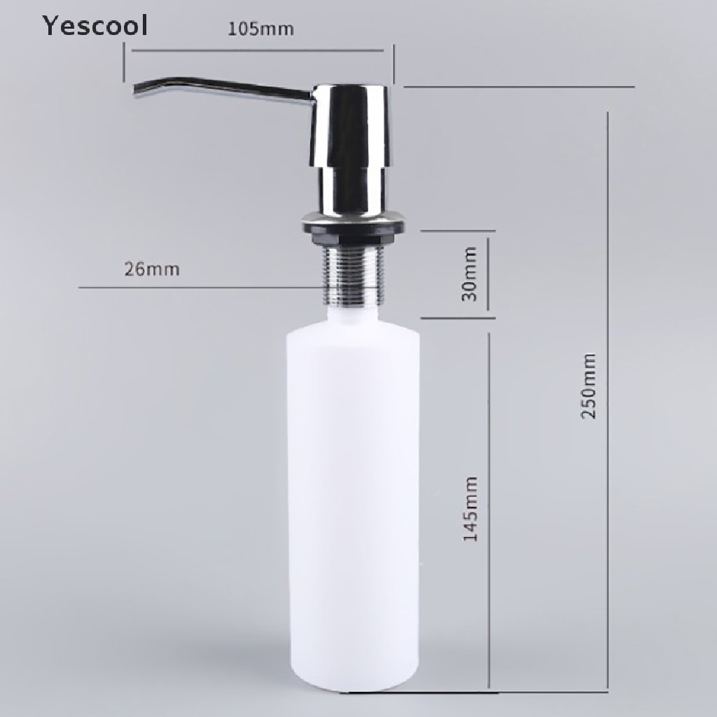 Yescool Botol Pompa Dispenser Sabun Cair 300ml Untuk Wastafel Dapur