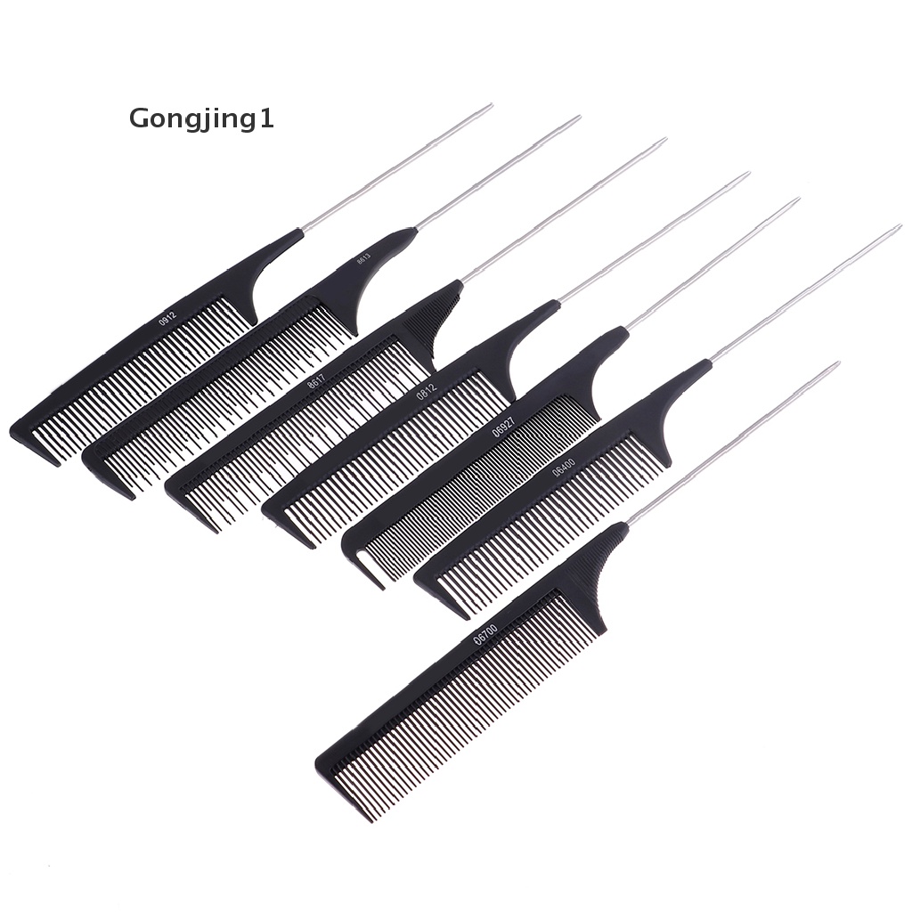 Gongjing1 Sisir Rambut Profesional Bahan Stainless Steel