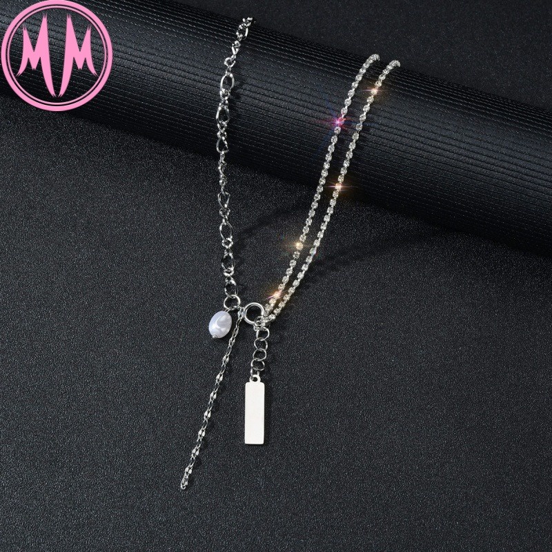 MORYMOSHI N1096 Kalung Choker Wanita Titanium Stainless Anti Karat Anti Luntur Fashion Korea