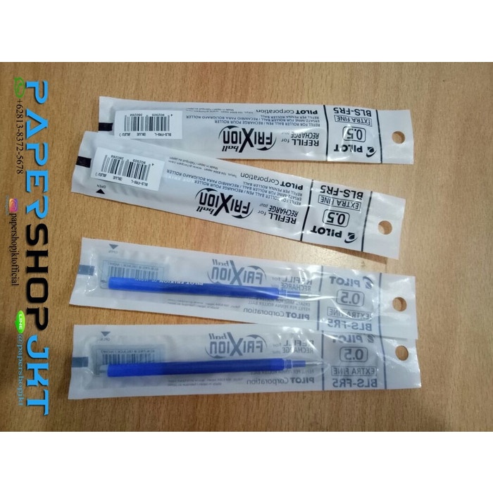 

TULIS-ALAT- GROSIR!!! REFILL ISI PULPEN FRIXION PILOT 0.5 BIRU -ALAT-TULIS.