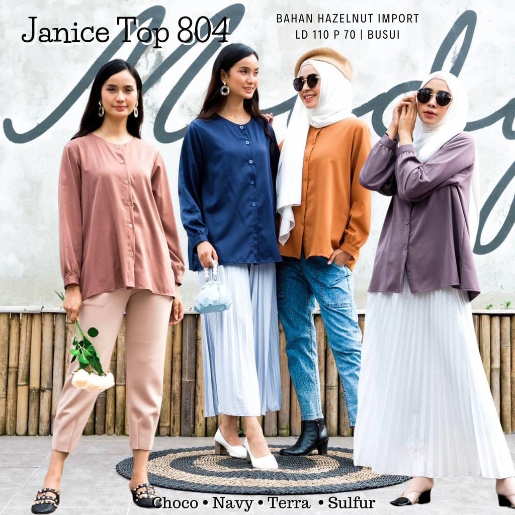 JANICE TOP / KEMEJA JUMBO