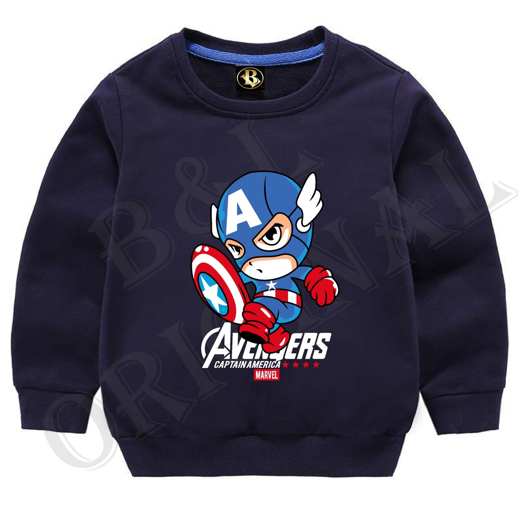 BS//COD//BAJU KAOS ANAK ANAK CAPTAN A/TANGAN PANJANG GOOD QUALITY