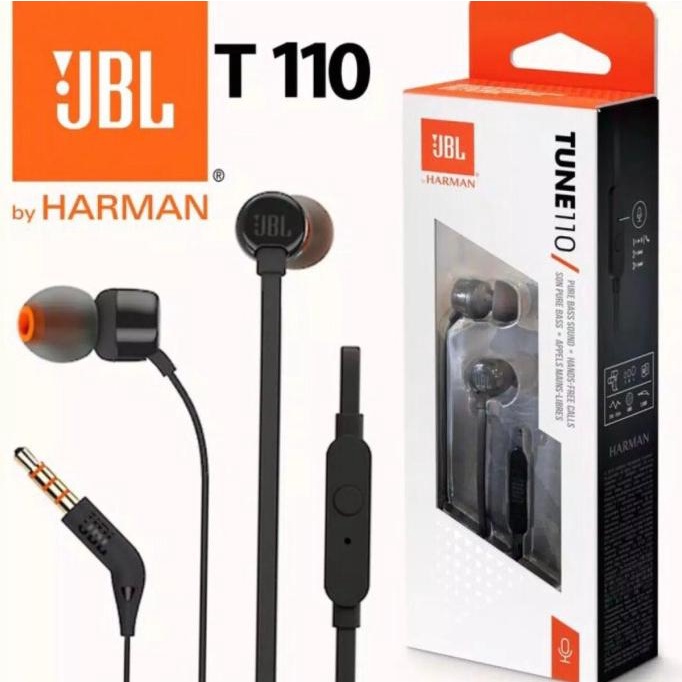 Headset JBL / Headphone JBL / Earphone JBL T110 Garansi Resmi IMS | TOP SALE