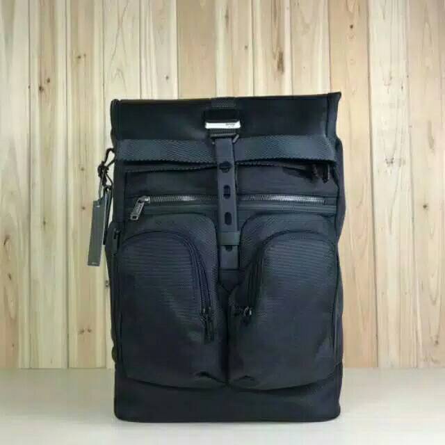 TAS RANSEL LONDON ROLL TOP FULLY LEATHER KULIT RANSEL/NYLON