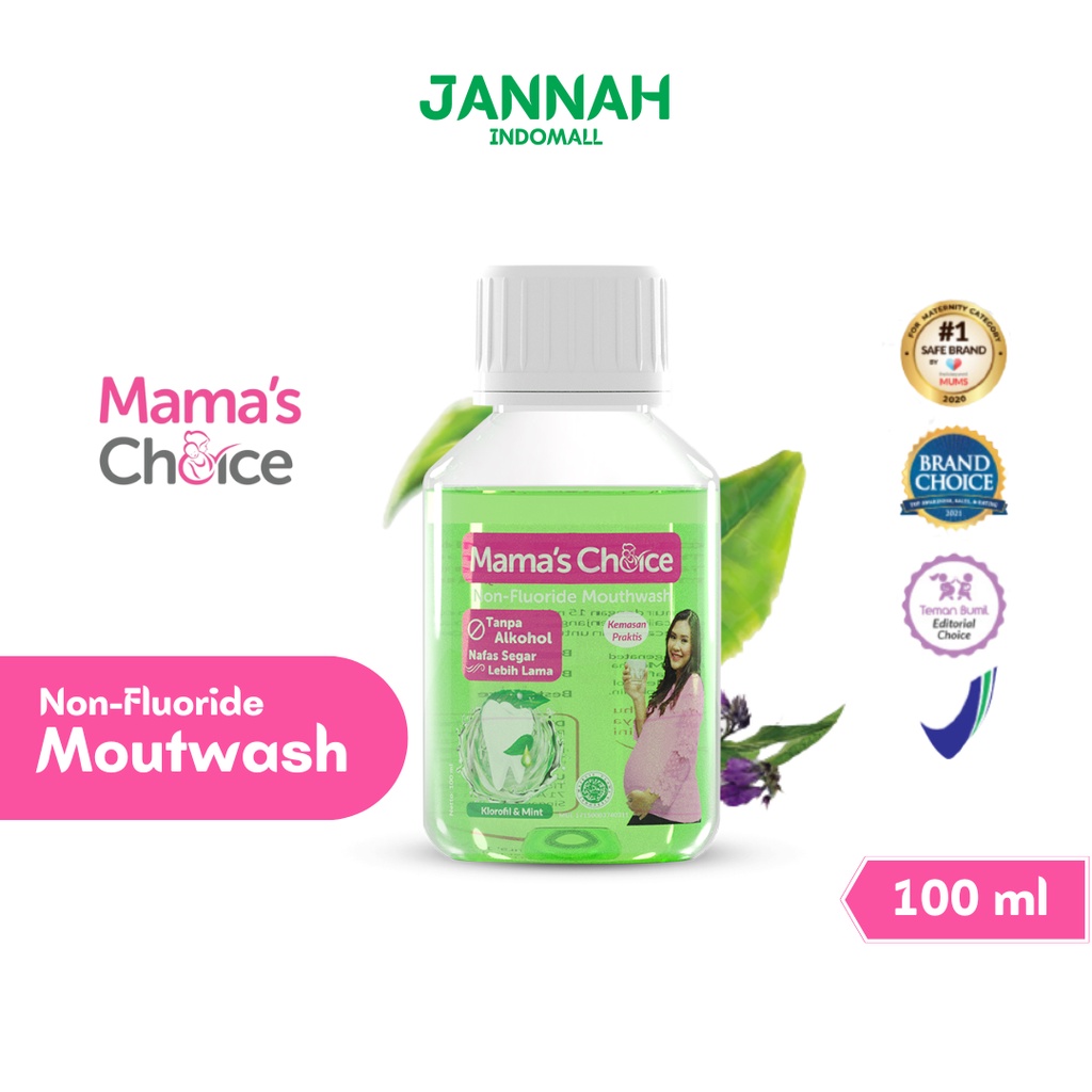 Mamas Choice Mouthwash (Obat kumur halal tanpa alkohol khusus ibu hamil dan menyusui)