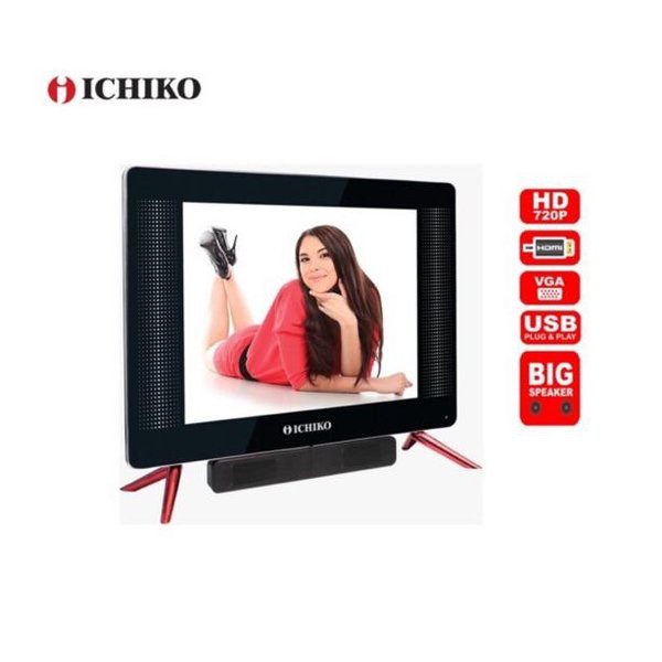 Miliki TV LED ICHIKO 17 INCHI S1719 USB MOVIE HDMI VGA FULL HD Terlaris