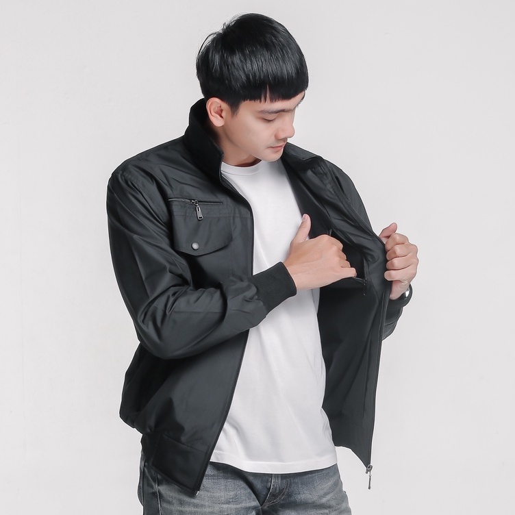 Elzano Hunter Jaket - Jaket Bomber Semi Parka Pria