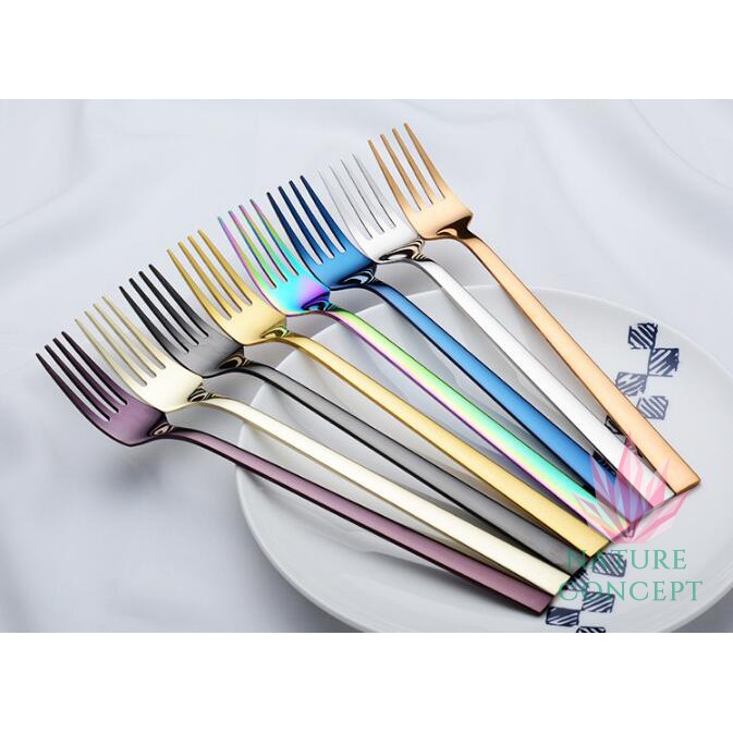 Sendok Garpu High Quality SET High-End Stainless Steel Fork Spoon Set