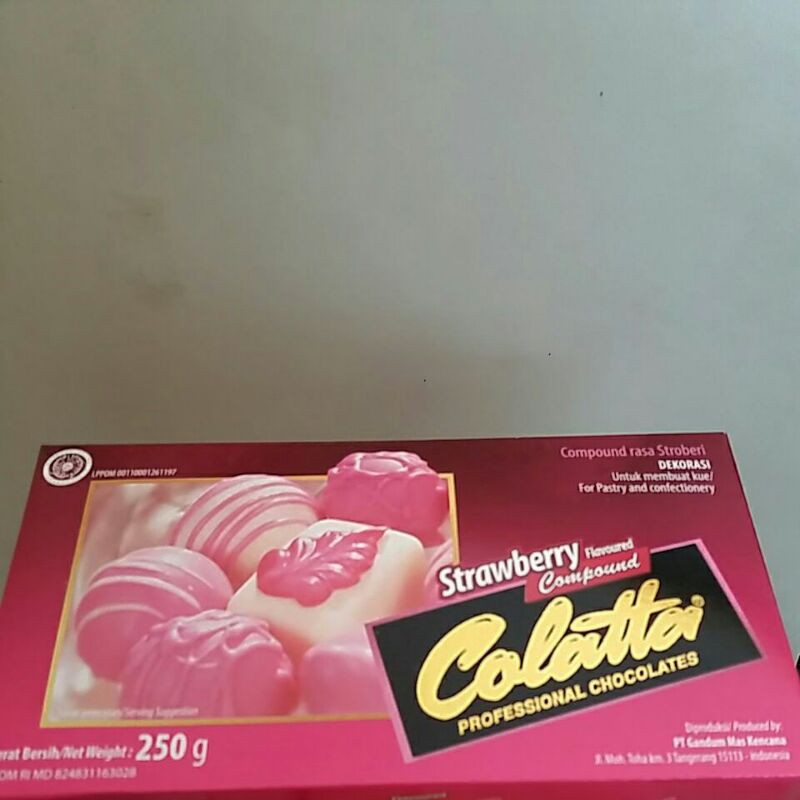 

COKLAT COLATTA STRAWBERRY 250G