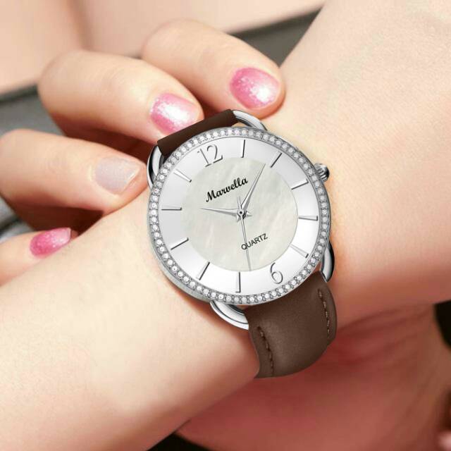 JAM TANGAN MARVELLA WANITA KULIT MV 2002