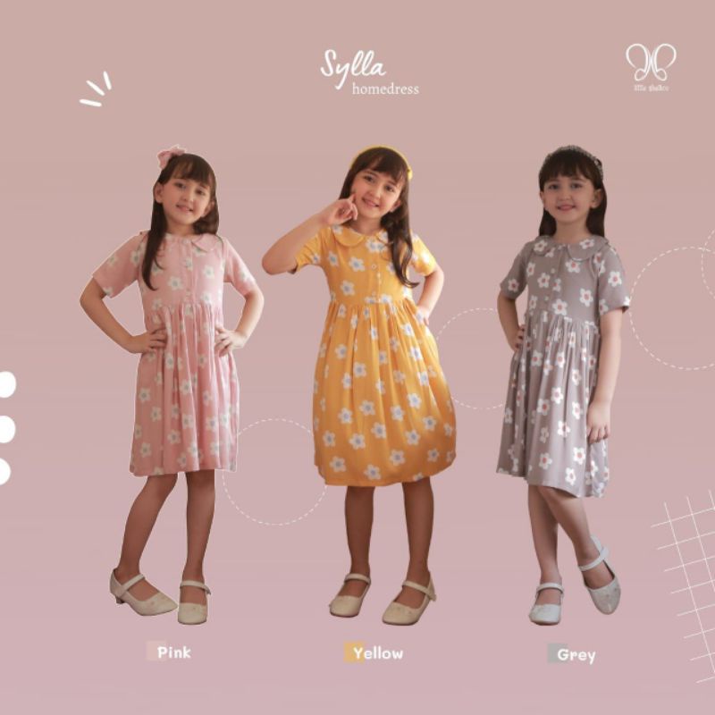 Daster Anak Sylla dress home (terlaris)
