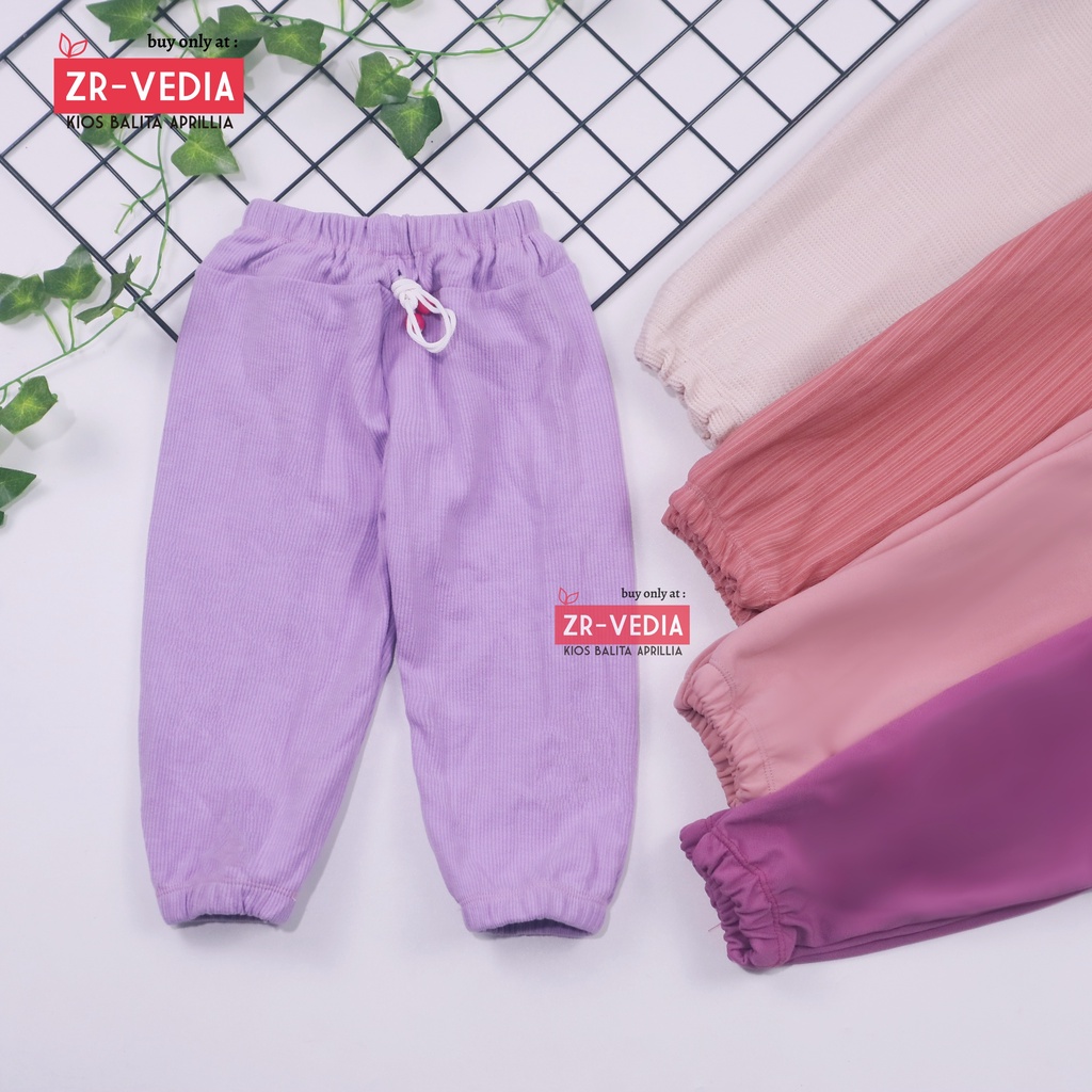 (UNIVERSAL) Jogger Molly Uk 1-12 Tahun / Pants Celana Panjang Polos Anak Perempuan Laki Laki Murah