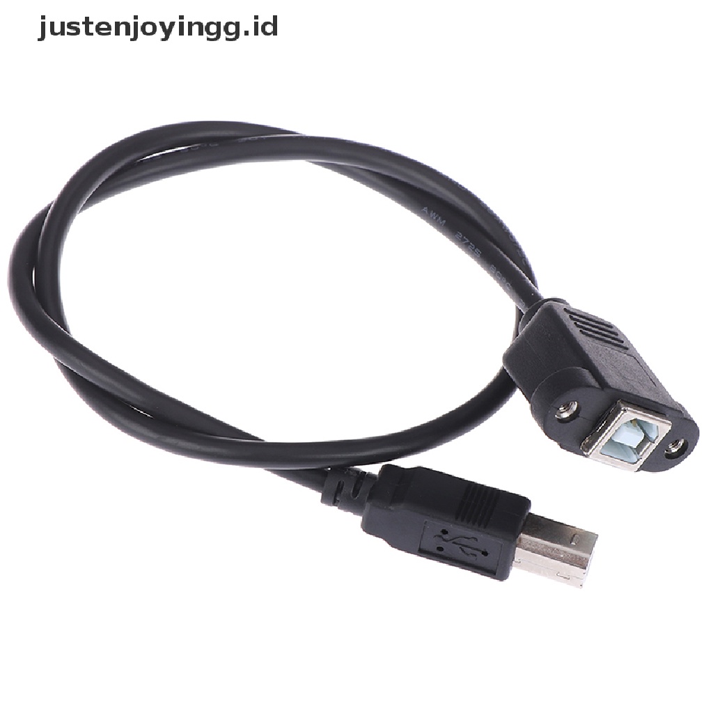 Kabel Extension USB 2.0 Tipe B Male Ke Tipe B Female Dengan Panel Mount Untuk Printer