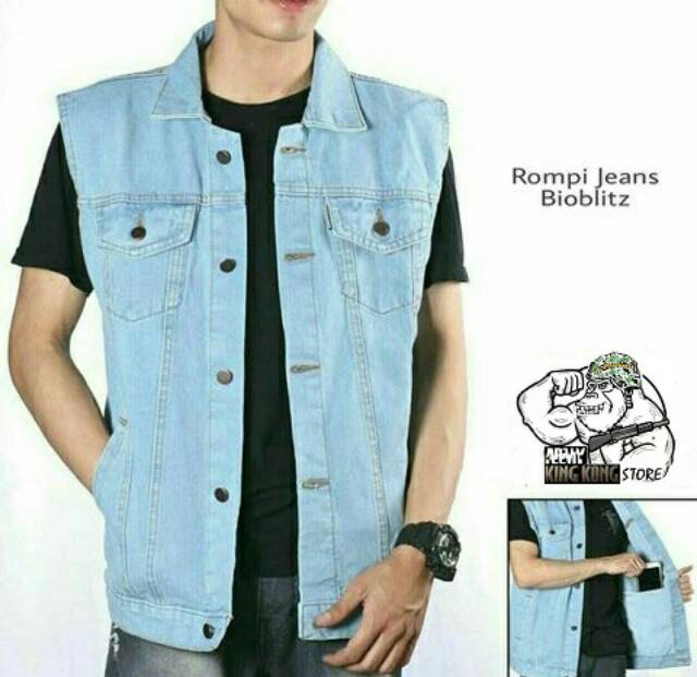 Rompi Jeans Hoodie