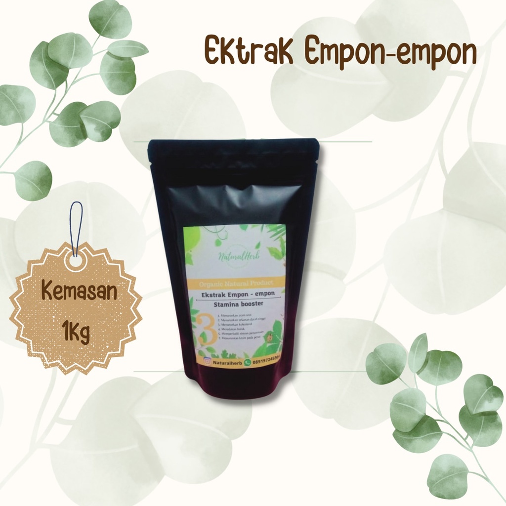 

ekstrak empon empon (kemasan 1kg)