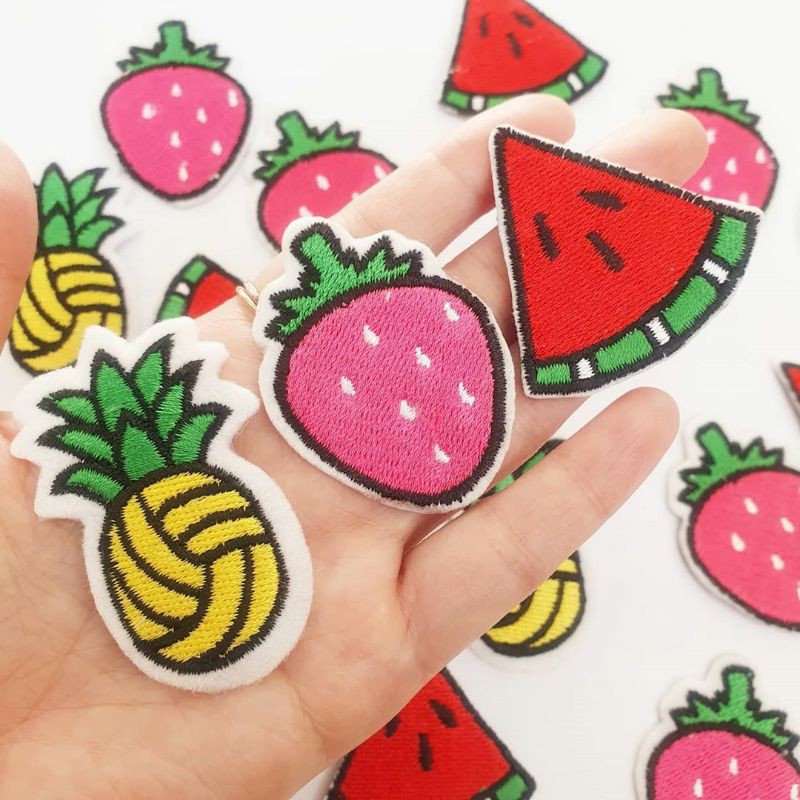 Patch Bordir Semangka/Nanas/Strawberry