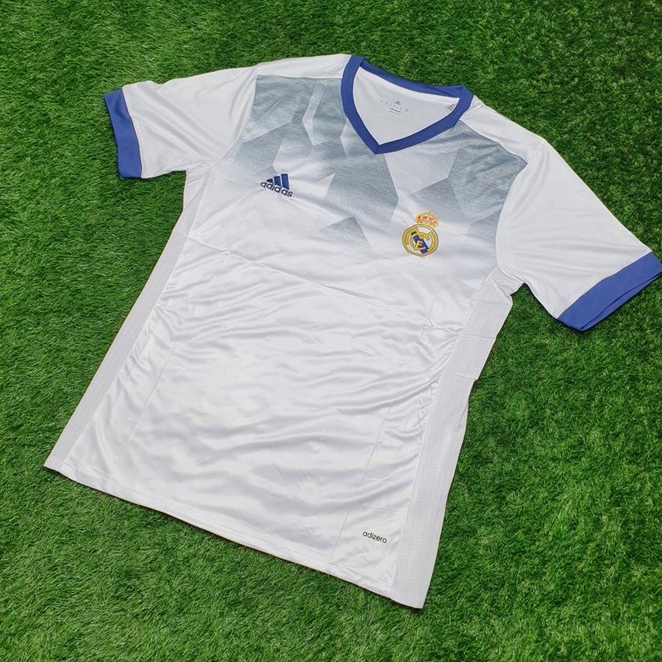 Jersey Bola REAL MADRID TRIANGLE TRAINING 2017/2018 Grade Ori