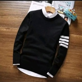 pojoksweater.id - Sweater Rajut Oblong Strip Hand 12 Get Kualitas Terbaik