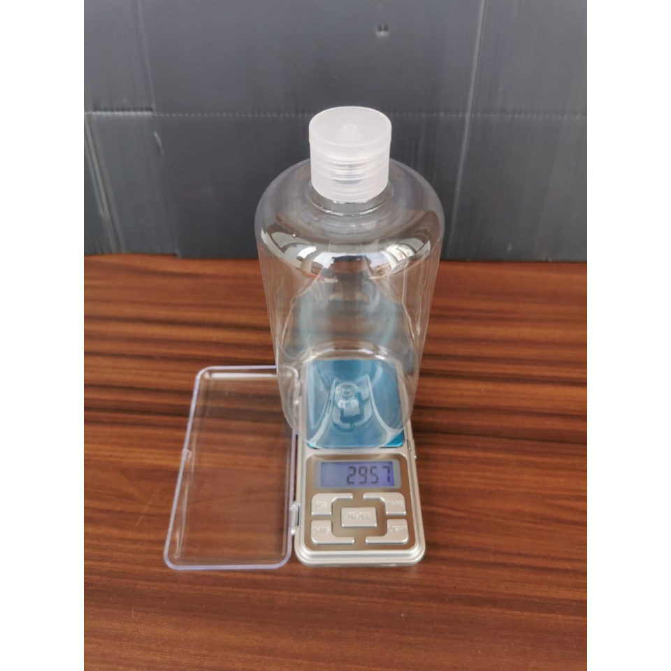 Botol FLIPTOP PET 500 ml 500ml Bening Clear Transparan