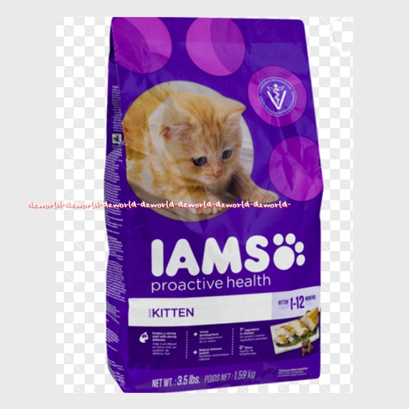 Iams Proactive Health Healthy Kitten 1Kg Chicken Flavour Makanan anak Kucing iam