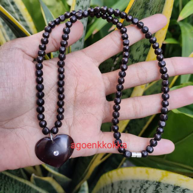 Kalung love full mata hitam kokka kaokah