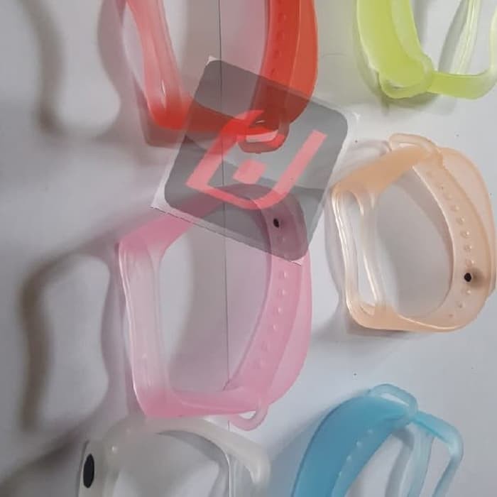 Tali jam strap silicone transparan Xiaomi miband mi band 3