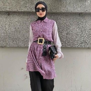 LOUVRE BLOUSE VANILLA HIJAB