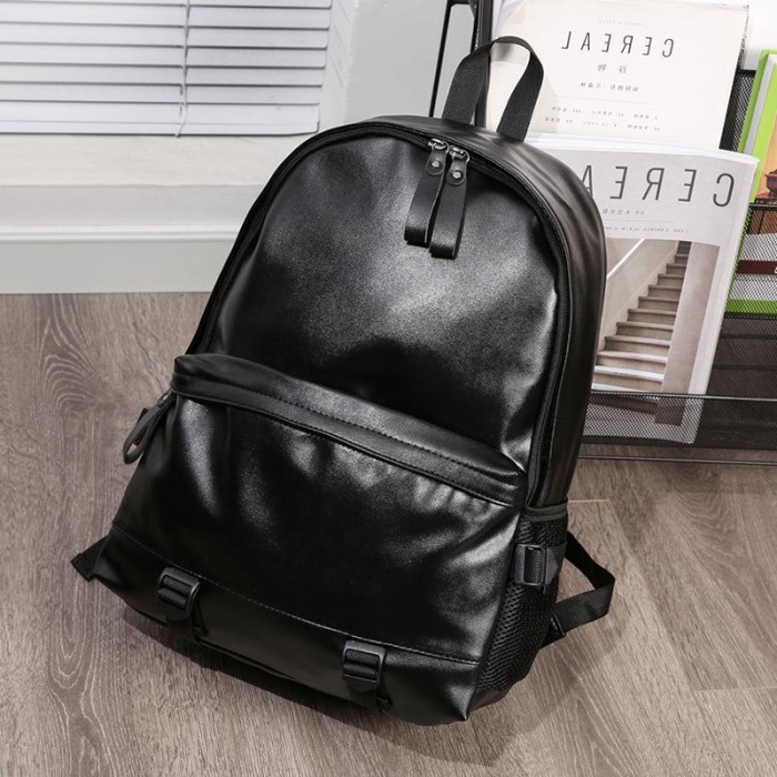 Tas Ransel Pria Ransel Kulit Backpack Tas Sekolah Tas Kuliah Tas Punggung IMPORT Tas Ransel Laptop