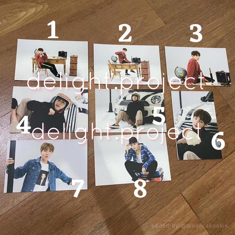 [READY] postcard posca 3rd muster fanmeet japan jepang jungkook jimin jhope hobi taehyung v tae