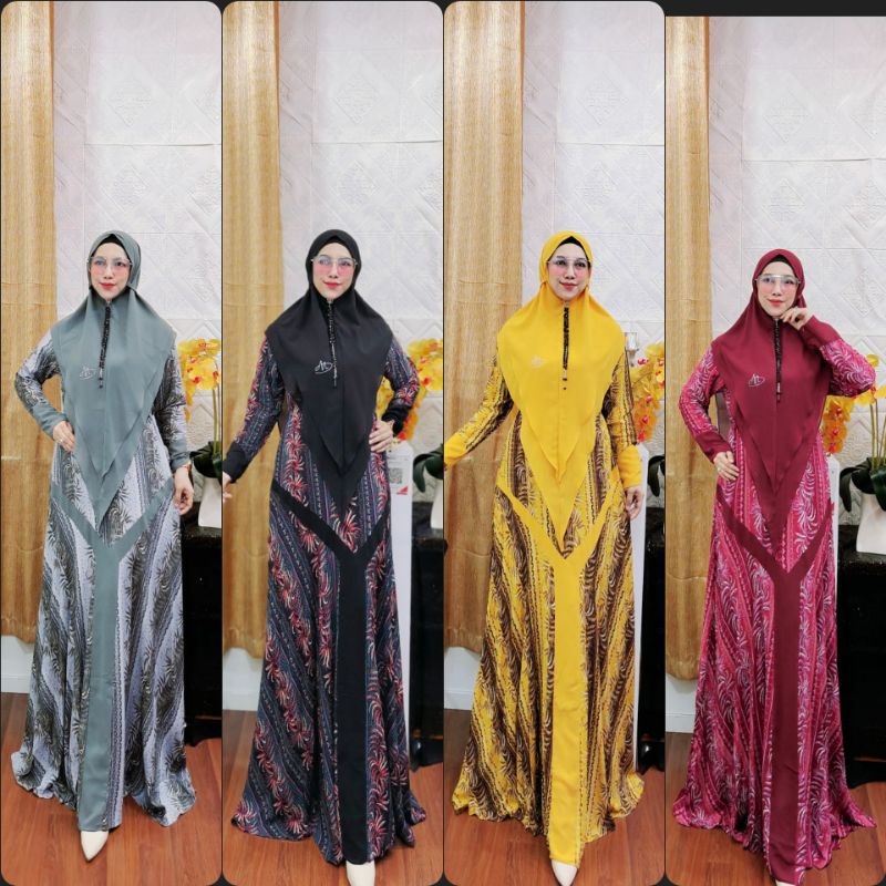 QIANA HOME DRESS By GALLERY MARYAM.ID Maryam SYAR'I ORI Gamis Original Kekinian Terlaris Bestseller 