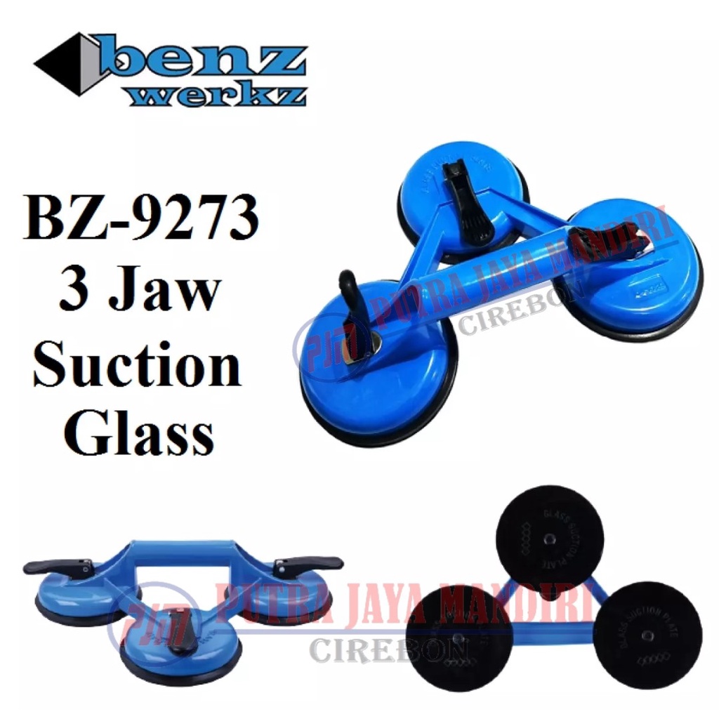 Benz BZ9273 Kop Kaca 3 Kaki - Alat Jepit Kaca - Alat Angkat Kaca - 3 Jaw Suction Glass / Kop Kaca Kaki 3