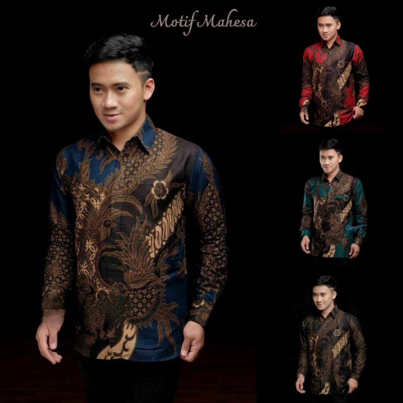 NEW ARRIVAL DISTRO BATIK PRIA BORDIR SOGAN HRB062 BATIKAF NOTOARTO BATIK