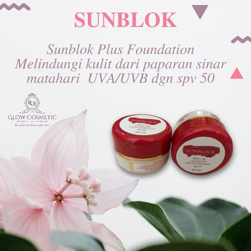 rcb glow sunblock/sunblock rcb glow