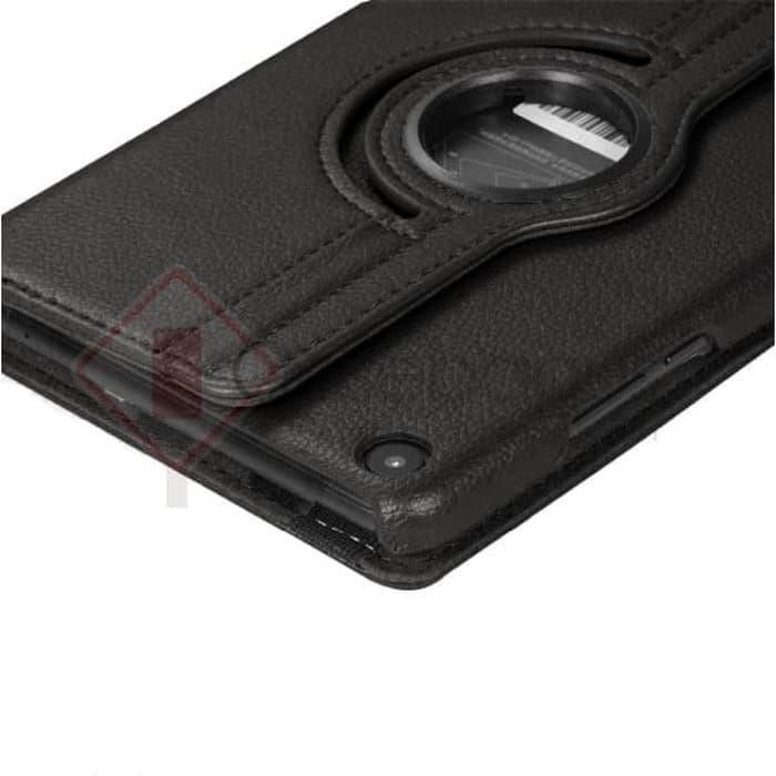 {aksesoris-tablet} Xiaomi Mi Pad Mipad 4 Plus - Rotating Leather Flip Case Book Cover - Black