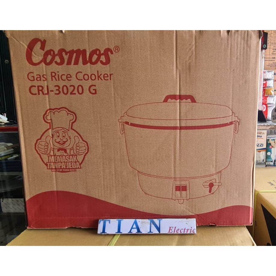 COSMOS CRJ-3020G Gas Rice Cooker 20 Liter