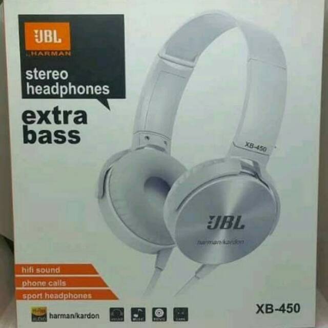 HEADPHONE EXTRA BASS JBL XB-450