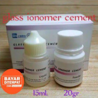 ionomer Tambal gigi sendiri lem behel tanpa leser