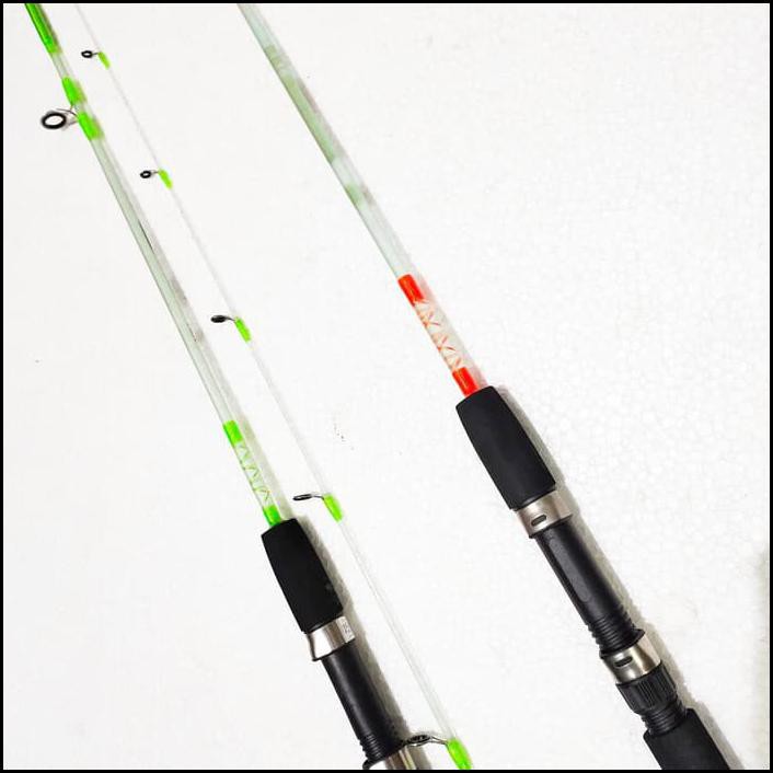 Joran Pancing Joran Udang Fiber Transparan Barracuda Hammer Super Lentur