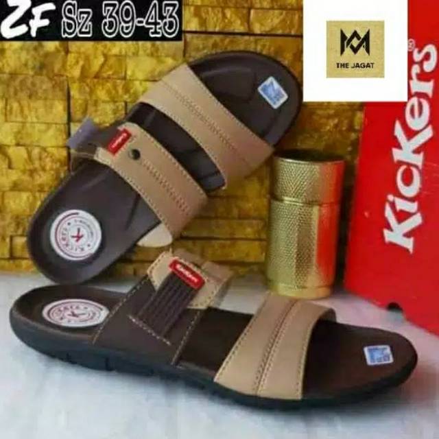  Sandal  Slop Slide Kickers  Pria  Trendy Terbaru KEK SL 08 
