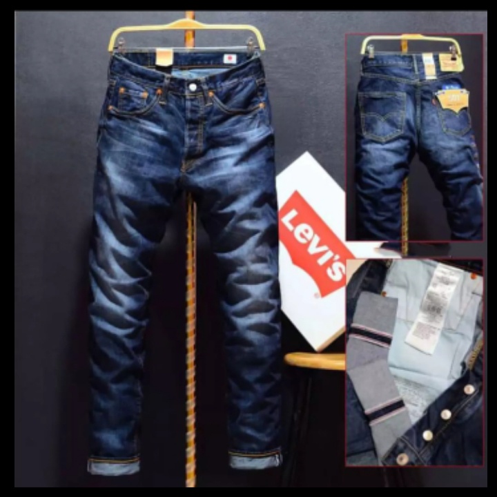 Celana Jeans Levis 501 Pria Panjang-Levis 501 jeans501lev-Original Jeans Pria